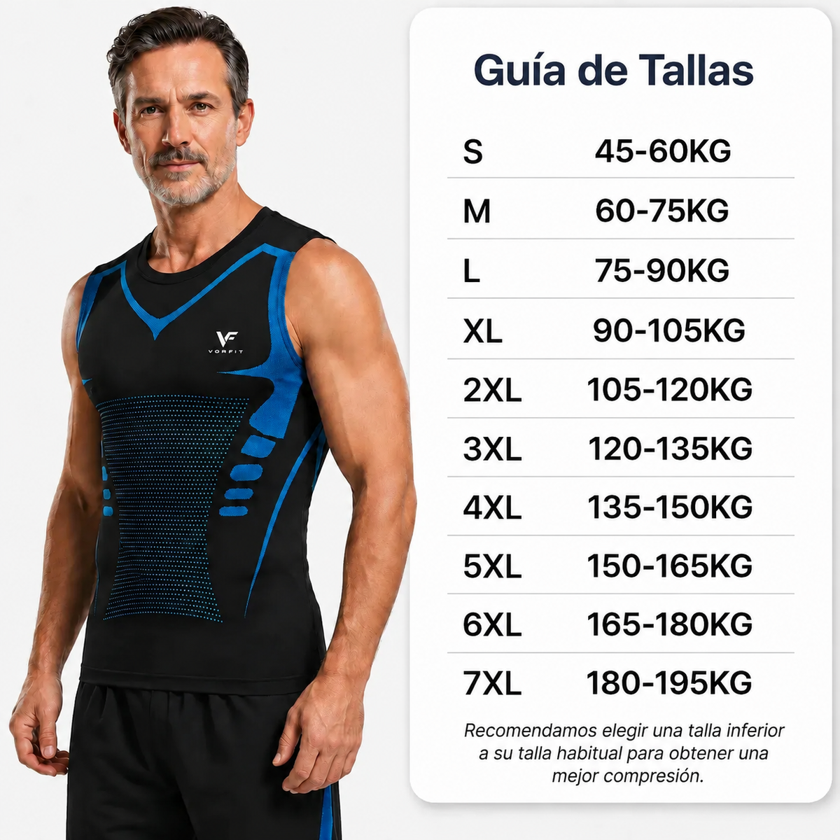 VORFIT™ Camiseta de compresión que estiliza tu silueta